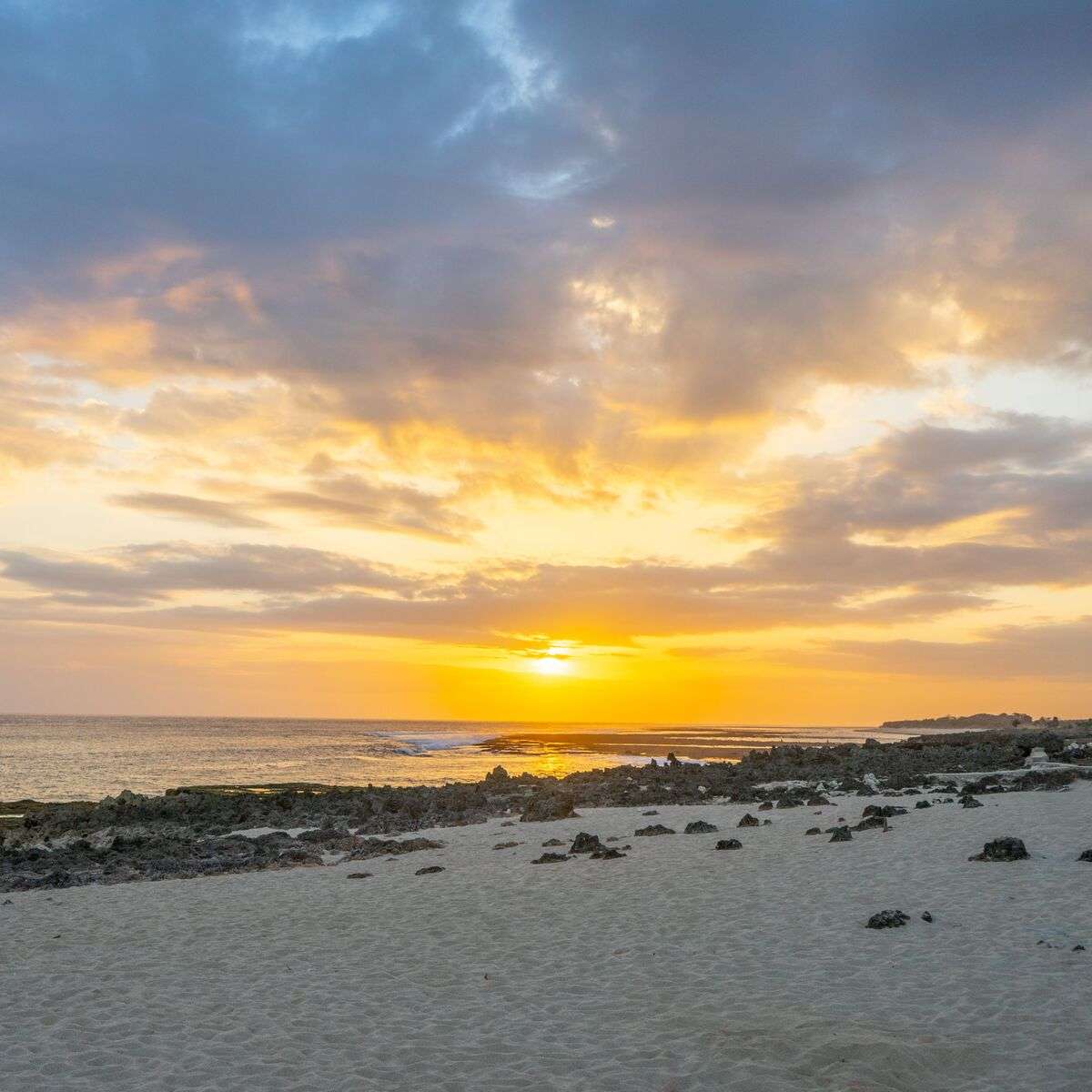 Sunset over Pero Beach